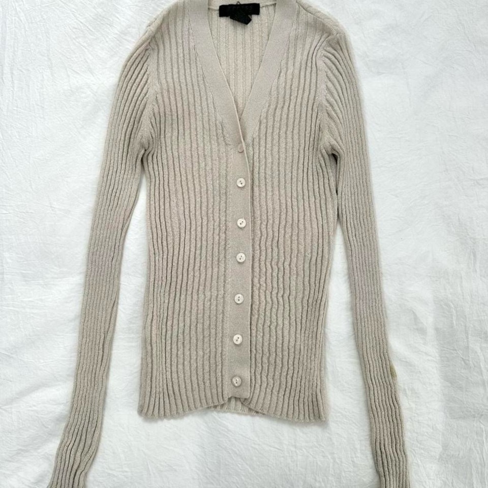 90s Express Beige Cardigan - Picture 8 of 8